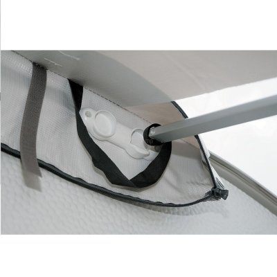 Beslag, der holder armen i posen. Komplet sæt med 2 stk.