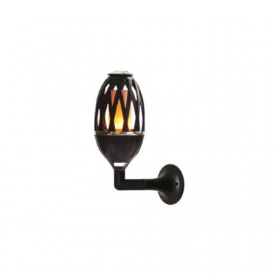 Flammende lampe, der kan monteres på væggen.