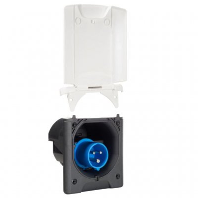 ABL Låg til strømindtag 120 x 140 Hvid