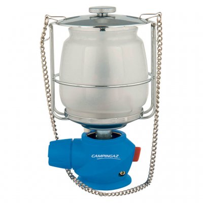 Handy gaslampe med piezo-tænding og kraftig effekt (10-80W)