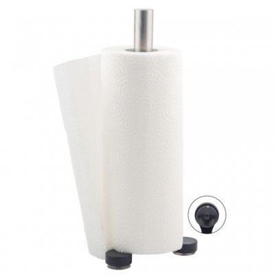 Køkkenrulleholder med sugekopbeslag