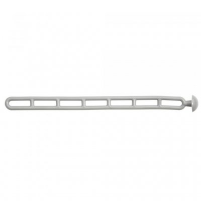 Gummistrop 7-hul med nittehoved - 5 stk