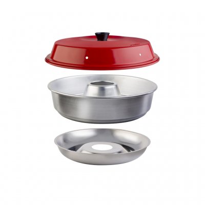 Specialdesignet konstruktion i tre dele, der giver både over- og undervarme