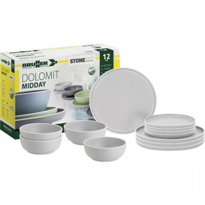 Brunner Midday Dolomite White 12-dele – Non slip