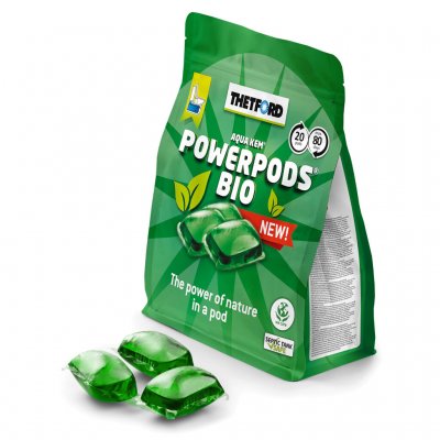 Thetford Power Pods BIO 20 stk dekontamineringstablet, der holder op til 80 dage