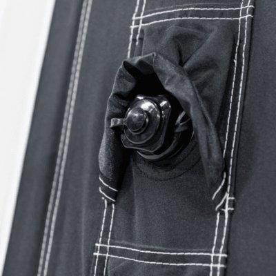 Kun én ventil til at puste hele teltet op