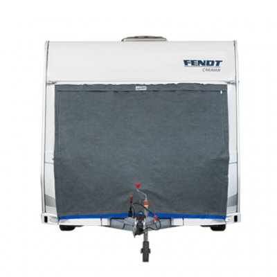 Hindermann frontcover til campingvogn beskytter mod isdannelse om vinteren.