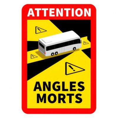 Klistermærke med Angles Morts efter behov i Frankrig.