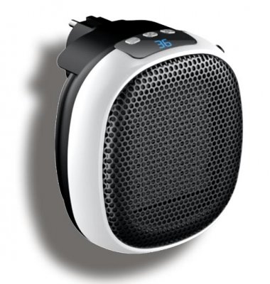 LTC Compact Varmeblæser 750W Sættes direkte i stikkontakten