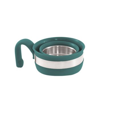 Outwell Collaps Mugg Blå i hopfällt läge.