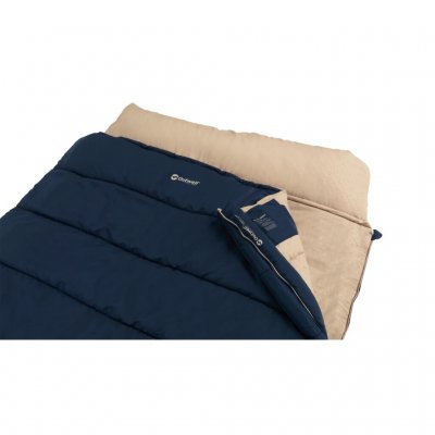 Outwell Contour Lux dobbelt campingsovepose med indbyggede puder, der passer til hele campingsæsonen.