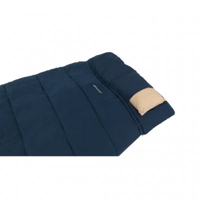 Aftagelig pude på Outwell Contour Lux XL campingsovepose.