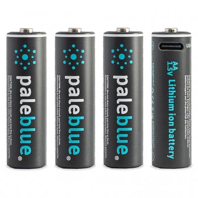 Paleblue AA USB-C genopladelige batterier 4-pak