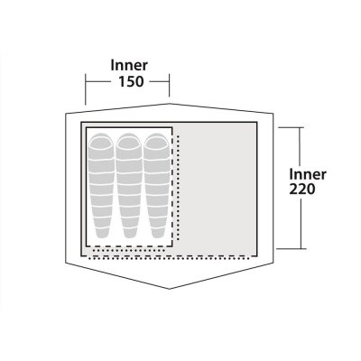 Planlægningsløsning til Robens Prospector indre telt S