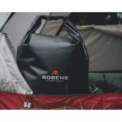 Robens Dry Bag HD 15L er fremstillet af slidstærk nylon med en vandsøjle på 10000 mm.