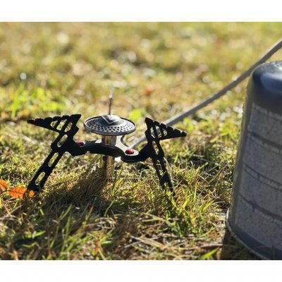 Med sine justerbare ben og grydestøtte er Robens Fire Beetle gaskøkken perfekt til ujævnt underlag.