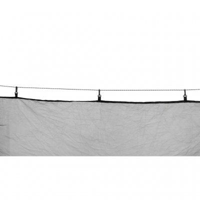 Reflekterende line gør den let at se i mørket.