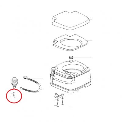 Thetford Pumpeslange til Porta Potti
