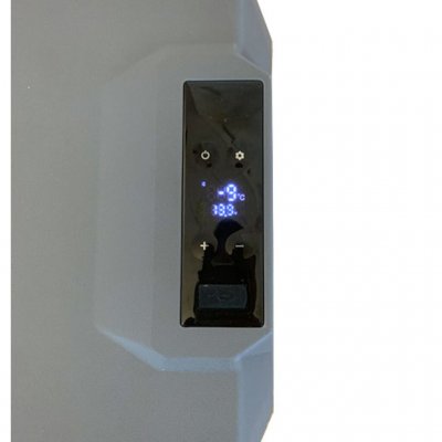 Du kan nemt styre temperaturen via displayet