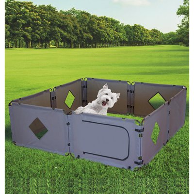 Bærbar indhegning til hund til camping