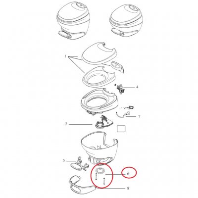 Thetford Forbindelsesflange til Bravura