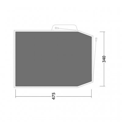 Gulv beskyttelse dækker hele teltet og Beskytter mod snavs og fugt.