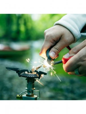 Det er muligt at tænde gasbrændere og stadig almindelige brande