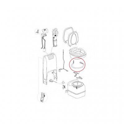 Thetford Skylleslange med Dyse C200