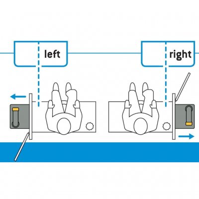Thetford Lukkemekanisme Affaldstank C400/C500 - Outlet