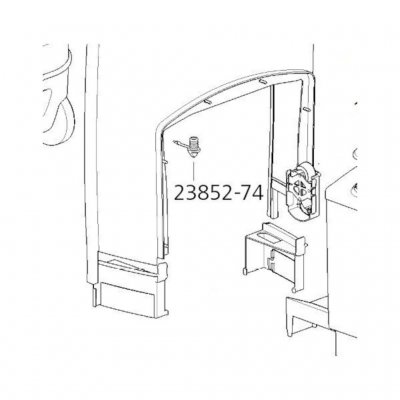 Proppen sidder direkte i friskvandstanken på dit C200 kassettetoilet og bruges til at tømme den.