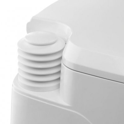 Håndpumpe til de fleste Porta Potti bærbare toiletter på markedet.