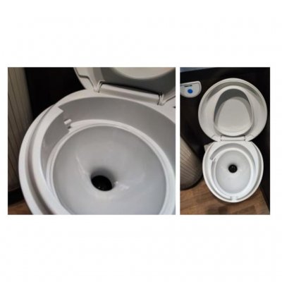 Giver en bedre udseende, mere holdbar toiletskål, der er nemmere at rengøre.