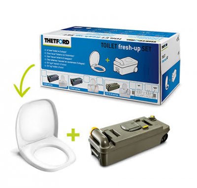 Thetford Toilet Fresh-Up Set C2/C3/C4 - Venstre - Outlet