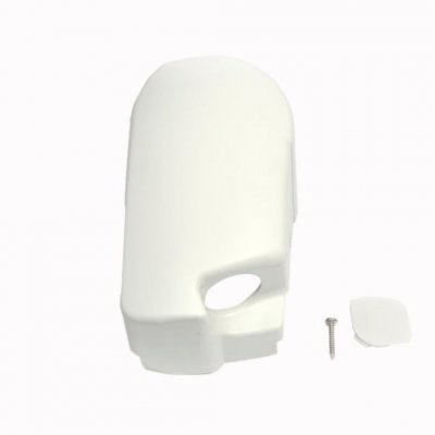 Thule Omnistor 8000 med motor endekappe venstre side hvid