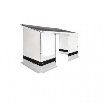 Komplet med forstykker for også at få beskyttelse forfra.