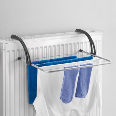 Tørrestativet kan også fastgøres til elementer.