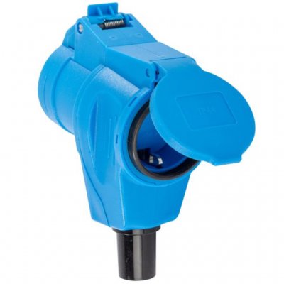 Standard udendørs stik på bagsiden.