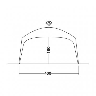 Højde på Outwell Wakefield Shelter XL