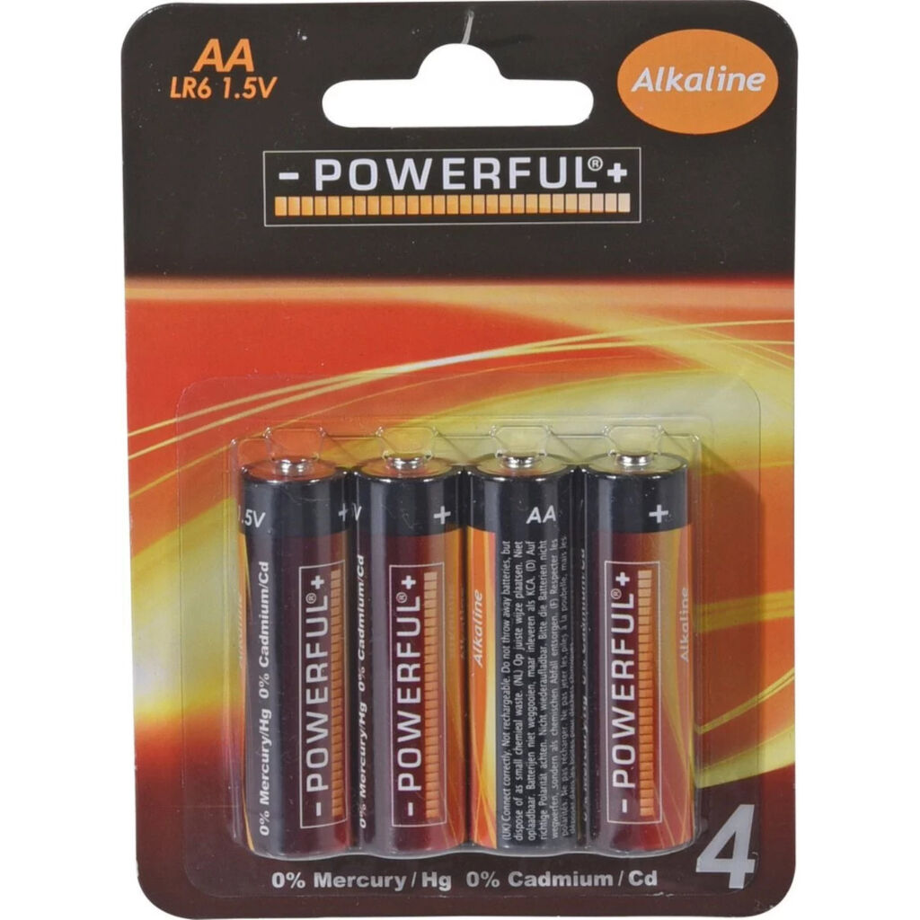 Batterier AA 1,5V - 4-pak | GetCamping.dk